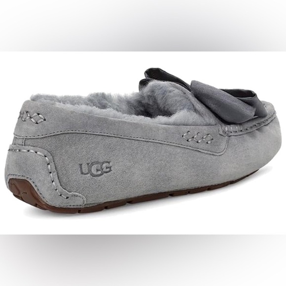UGG Clara Glam Bow Slip on Grey - Picture 5 of 12